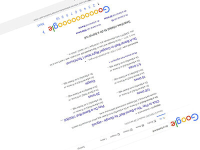 Google Do a Barrel Roll Easter Egg