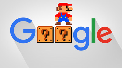 Google Super Mario Bros. Easter Egg