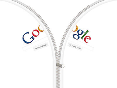 Google Zipper Interactive Doodle