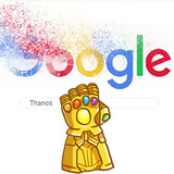 Easter Egg Cú búng tay của Thanos trên Google